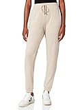 find. Jogginghose Damen mit schmalem Bein und großen Taschen, Beige, 38 (Herstellergröße: Medium)