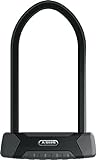 ABUS 11186 Bügelschloss Granit XPlus 540 + USH-Halterung - Fahrradschloss mit starkem Parabolbügel - 230 mm Bügelhöhe - ABUS-Sicherheitslevel 15 - Schw