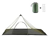 Lixada Campingzelt Moskitonetz mit Tragetasche Wasserdicht Mesh Zelt für Rucksacktouren Wandern Camping Ang