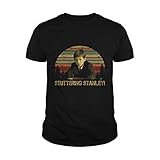 Uzubunki Stuttering Stanley Vintage Geschenkidee T-Shirt, Unisex Schwarz, L