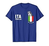 Italia 2021 Italien Trikot Italia Fanartikel ITA Fussballfan T-S