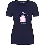 Almgwand Damen Hochmaisalm T-Shirt, dunkelb