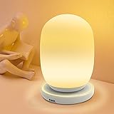 LED Nachtlicht für Kinder, Nachtlampe Baby, USB Aufladbar RGB Farbwechsel Nachtleuchte, Nachttischlampe Touch Dimmbar, Nachtlampe für Kinderzimmer, Schlafzimmer, W