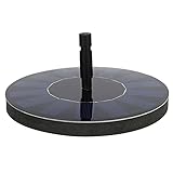 Omabeta Solar Springbrunnen Pumpe, Solar Springbrunnen Umwelt Automatisch Keine Batterie Kleiner Solarbetriebener Springbrunnen Vogelbad Schwimmbrunnen für G