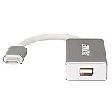 BENFEI USB C auf Mini DisplayPort Adapter, 4 K USB-C(Thunderbolt 3) auf Mini DisplayPort Adapter mit Aluminium Fall für MacBook Pro/Chromebook Pixel,iPad Pro 2018,MacBook Air 2018 usw