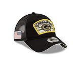 New Era Green Bay Packers NFL On Field 2021 Salute to Service Black 9Twenty Snapback Cap - One-S