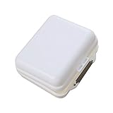 Healifty Kunststoff Erste-Hilfe-Mülleimer Box Medizin Aufbewahrungsbox Pillenbox Familie Notfallbox Tragbare Medizin Aufbewahrung Riegel Container Halter Weiß