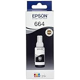 Epson Original T6641 Tintenpatrone EcoTank, Singlepack schw