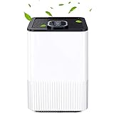 XPfj Mobiles Klimagerät Luftreiniger mit 4 in 1 HEPA-Filter, Nachtlicht und Timer, Haushaltsluftfilter beseitigt Rauch, Staub, Pollen, Haare, geeignet für Zuhause, Wohnzimmer, Küche und Bü