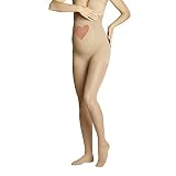 ITEM m6 - MAMA TIGHTS | beige | S | Petite | Umstandsstrumpfhose mit Kompression im 30 DEN Look