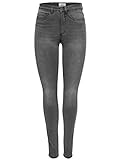 ONLY Damen Onlroyal High Dnm Bj312 Noos Skinny Jeans, Grau (Dark Grey Denim), M 34L EU