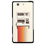 DeinDesign Hard Case kompatibel mit Sony Xperia Z3 Compact Schutzhülle schwarz Smartphone Backcover Kamera Retro beig