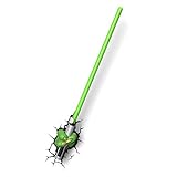 Star Wars Wandlampe, Motiv: Yodas Lichtschwert, 3D-LED-Licht,