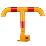 FBRNYQPM Parkschloss, Parkkegel Mit Federhebel, Parkplätze, Faltbare Warnsäulen, Parkpoller, verdickte Eisenstangen, um Autos zu blockieren, Kollisionsvermeidung