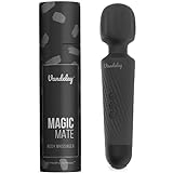 Vandelay Magic Mate Massagestab - Kabellos & Wasserdicht - Persönliches Körpermassagegerät - Memory Edition - 2+ Stunden Akkulaufzeit (Schwarz)