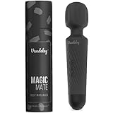 Vandelay Magic Mate Massagestab - Kabellos & Wasserdicht - Persönliches Körpermassagegerät - Memory Edition - 2+ Stunden Akkulaufzeit (Schwarz)