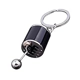Dorime Metall Anti Stress Fob Schlüsselanhänger Auto-6 Getriebe Getriebe Fidget Toy Shift-Racing Tuning Modell Keychain Neuheit Auto Spielzeug