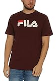FILA T-Shirt Herren Classic Pure SS Tee 681093 Braun A385 Bitter Chocolate, Größe:S