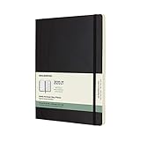 Moleskine - 18-Monats Wochenplaner/Terminplaner, Terminkalender 2020/2021, Wochennotizbuch mit Weichem Einband und elastischem Verschluss, Format X-Large 19 x 25 cm, Farbe Schwarz, 208 S