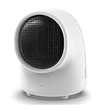 WGLL Tragbare Mini-Raum-elektrische Heizgeräte,500W Büro-Desktop-Luftheizung,PTC.Keramische Fan Handwärmer for Haushaltsbad Küche Schlafzimmer und S
