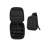 GEBAN Aufbewahrungstasche Umhängetasche Rucksack Drohne Tragbare Reisetasche Für D& JI Mini Fly Mehr Kammzubehör Drohnen Zubehör (Color : Black)