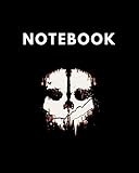 NoteBook: Call Of Duty Notebook Ghost Mask Notebook for school kid - Size (8 x10) 120 Pages With Lined and Blank Pages - Perfect for Journal - ... Gift For Kids .College Ruled Lined Pages Book