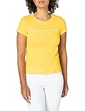 CK Jeans Damen Spectra Yellow T-Shirt, gelb, S