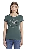 TOM TAILOR Denim Damen Jersey T-Shirt aus Bio-Baumw