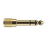 Oehlbach i-Jack AD 35/63 - Stereo Audio-Adapter 3,5 mm Klinken-Buchse auf 6,3 mm Klinken-Stecker - Hochwertig, vergoldet & perfekte Kontaktsicherheit - 1 Stück