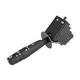 QINQIN Blinkerlichtschaltereinheit Scheinwerferschalter Sitz for Peugeot 106 206 207 306 9623641569 (Color : Black)
