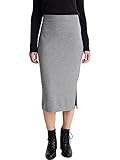 ESPRIT Damen 090EE1D305 Rock, 019/GUNMETAL 5, M