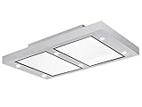 SILVERLINE ALD 124.1 W Altena Deckenhaube/Dunstabzugshaube/Inselhaube / 120 cm/C