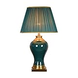 Tischlampe Schlafzimmer Schreibtischlampe Wohnzimmer Tischleuchte Studien Büro Lichter 57*33Cm Keramik Amerikanischer L