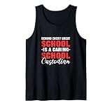 Caring School-Depotbank Fleißige Person Tank Top