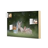 artboxONE Adventskalender mit Pralinen von Ferrero Wilde Kaninchen Adventskalender N