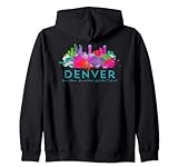 Denver Colorado City Love Skyline Reise Souvenir Männer Kapuzenjack