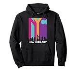 Vintage New York NYC City Freiheitsstatue Skyline Pullover H