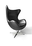 Ohno Copenhagen - Arne Jacobsen Egg Chair Lounge-Sessel - Schw