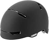 ABUS Scraper 3.0 ACE Stadthelm - Robuster Fahrradhelm für den Stadtverkehr - für Damen und Herren - 81770 - Schwarz Matt, Größe M