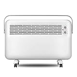 FMHCTN Multifunktions-elektrischer Heizlüfter/im europäischen Stil tragbarer mobiler Heizkörper-Vertikalheizkörper mit Trockengestell，Bad IPX4 Sicherheitswasserdichter Schnellheizer，2200W