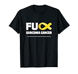 Sarcoma Cancer Awareness T-Shirt, gelbes Band T-S