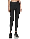 Under Armour Damen Hg Armour Hirise leichte Sport Leggings komfortable Sporthose für Frauen, Black White, S