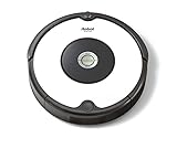 iRobot Roomba 605 Saugroboter mit 3-stufigem Reinigungssystem, Dirt Detect Technologie, Staubsauger Roboter, selbstaufladend mit Ladestation, geeignet für Tierhaare, Teppiche und Hartböden, Weiß