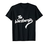 The Würzburger Retro Unterfranken Stadt Skyline City T-S