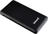 Intenso Powerbank 7332530 Slim externes Ladegerät (10000mAh, geeignet für Smartphone/Tablet PC/MP3 Player/Digitalkamera) schw