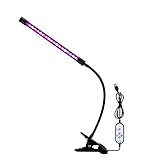 Phytolamp Vollspektrum-LED-Wachstumslicht, flexibler Metallschlauch, zum Anklippen, für den Innenbereich, Phyto-Lampen für Pflanzen, B