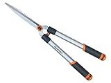 Fiskars 114221 Teleskop-Heckenschere, schwarz, 73.8 x 23 x 6