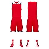 VOLLENC Basketball-Trikot, anpassbares Basketball-Trikot-Set, Name, Nummer, Teamname, Teamlogo, Kinder, Männer, F