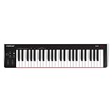 Nektar SE49 USB MIDI Keyboard Controller with Nektar DAW Integration, Schwarz, Weiß, G