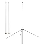 Retevis MA05 Dual-Band-Basisantenne, 144/430 MHz, High-Gain-Fiberglas, omnidirektionale Basisantenne für Retevis RT97 Mobilfunkgeräte Transceiver (1 Stück)